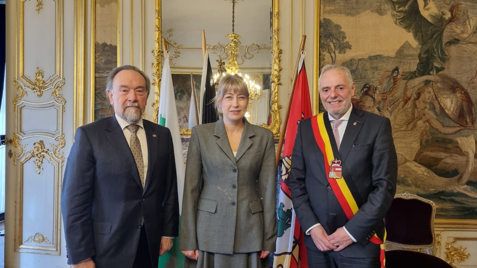 Meeting with the Governor of the Province of Liège Hervé Jamard